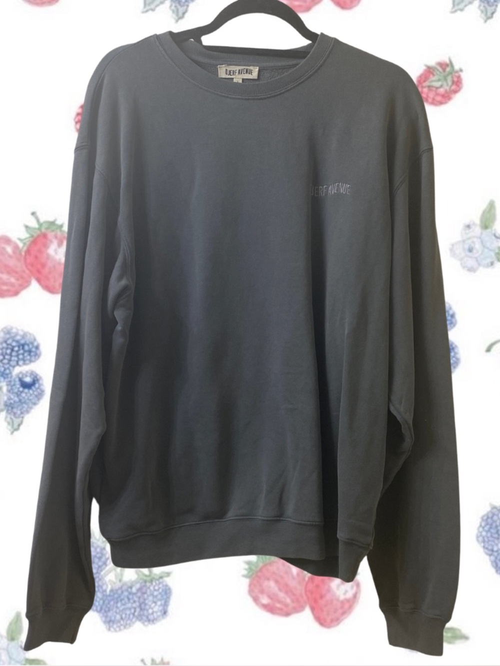djerf avenue sweatshirt [smoky gray]!